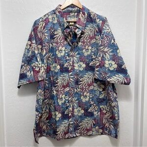 Vintage Big Dogs Hawaiian Shirt Men’s 2X